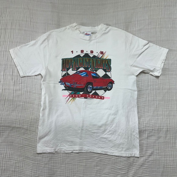 Other - VTG 1998 Hot August Nights Reno Nevada Sparks Corvette show Tee shirt L racing